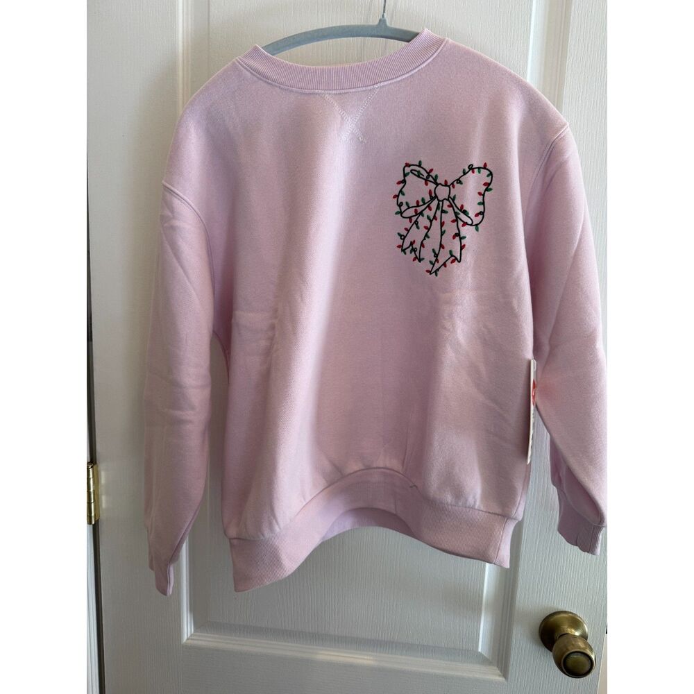 NWT Wildfox Christmas Bow Charlie Crewneck Sweatshirt - Size XS